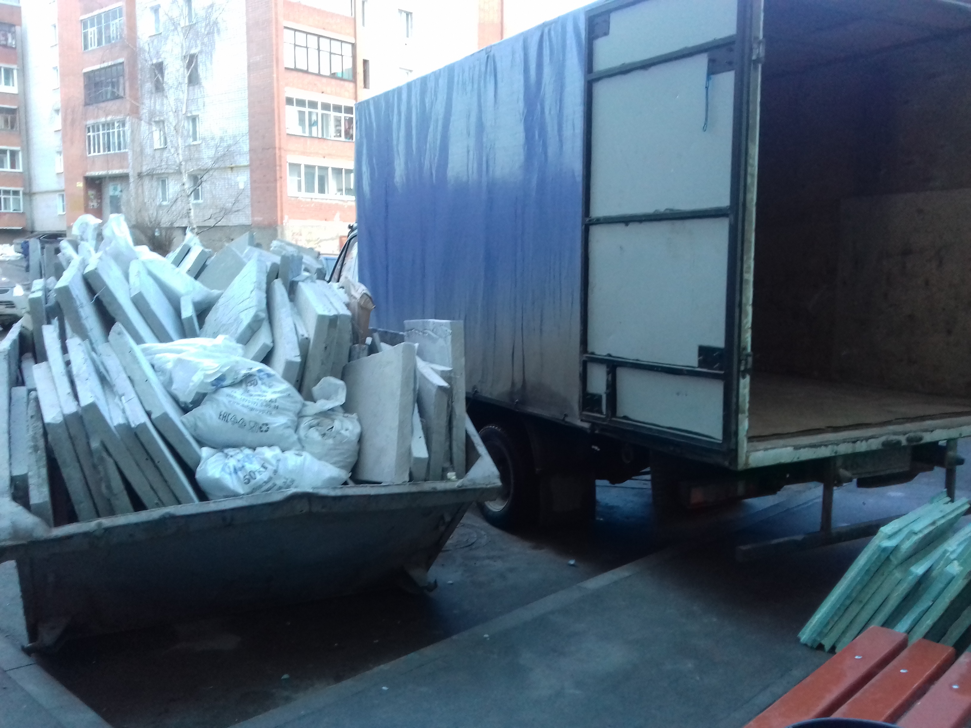 Вывоз строительного мусора в ЮАО